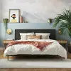 Mr. Kate Daphne Dark Gray Upholstered King Bed