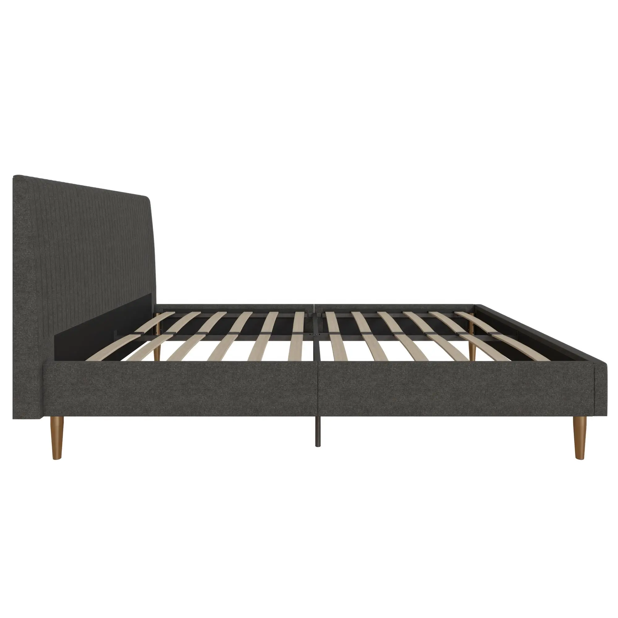 Mr. Kate Daphne Dark Gray Upholstered Full Bed-4