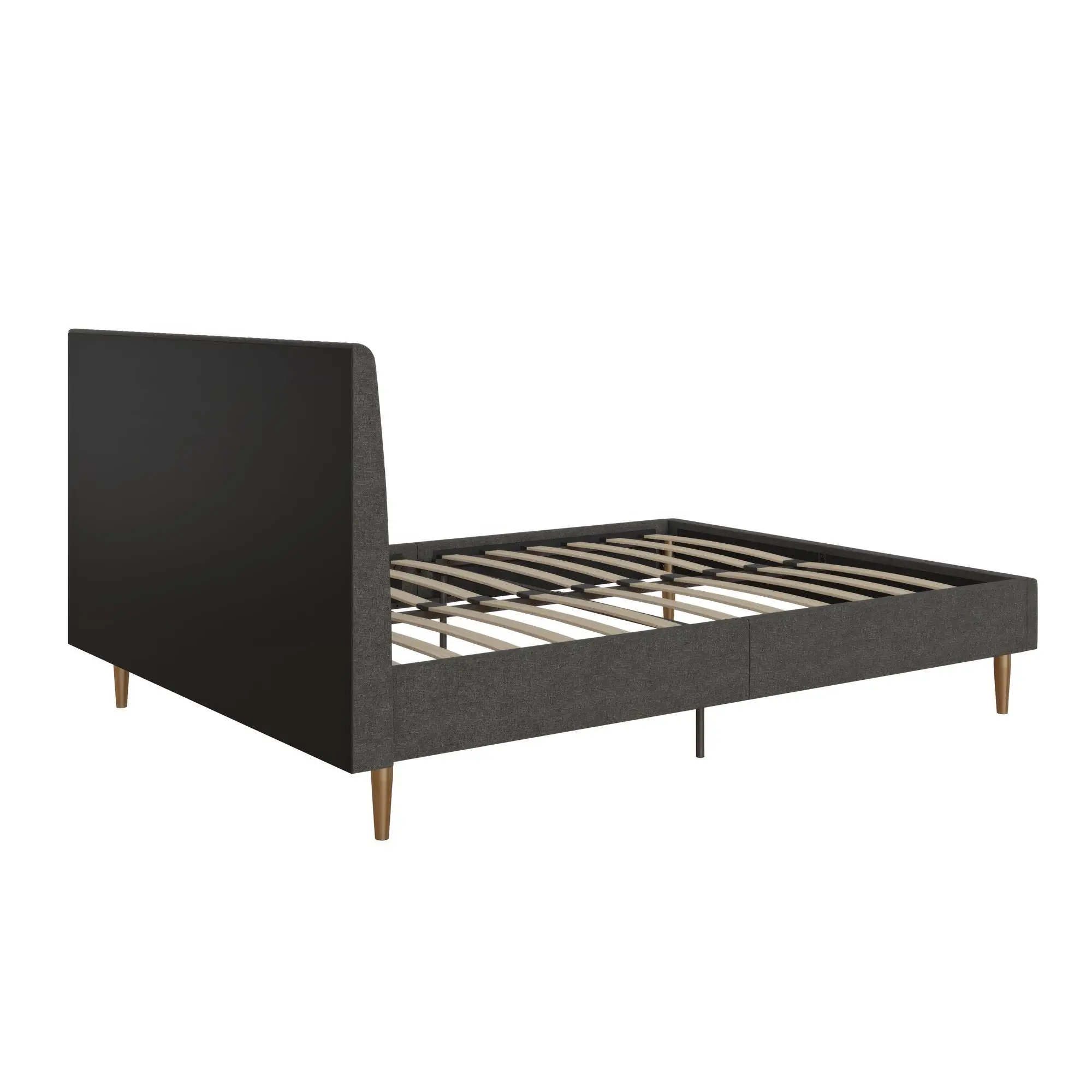 Mr. Kate Daphne Dark Gray Upholstered Full Bed-5