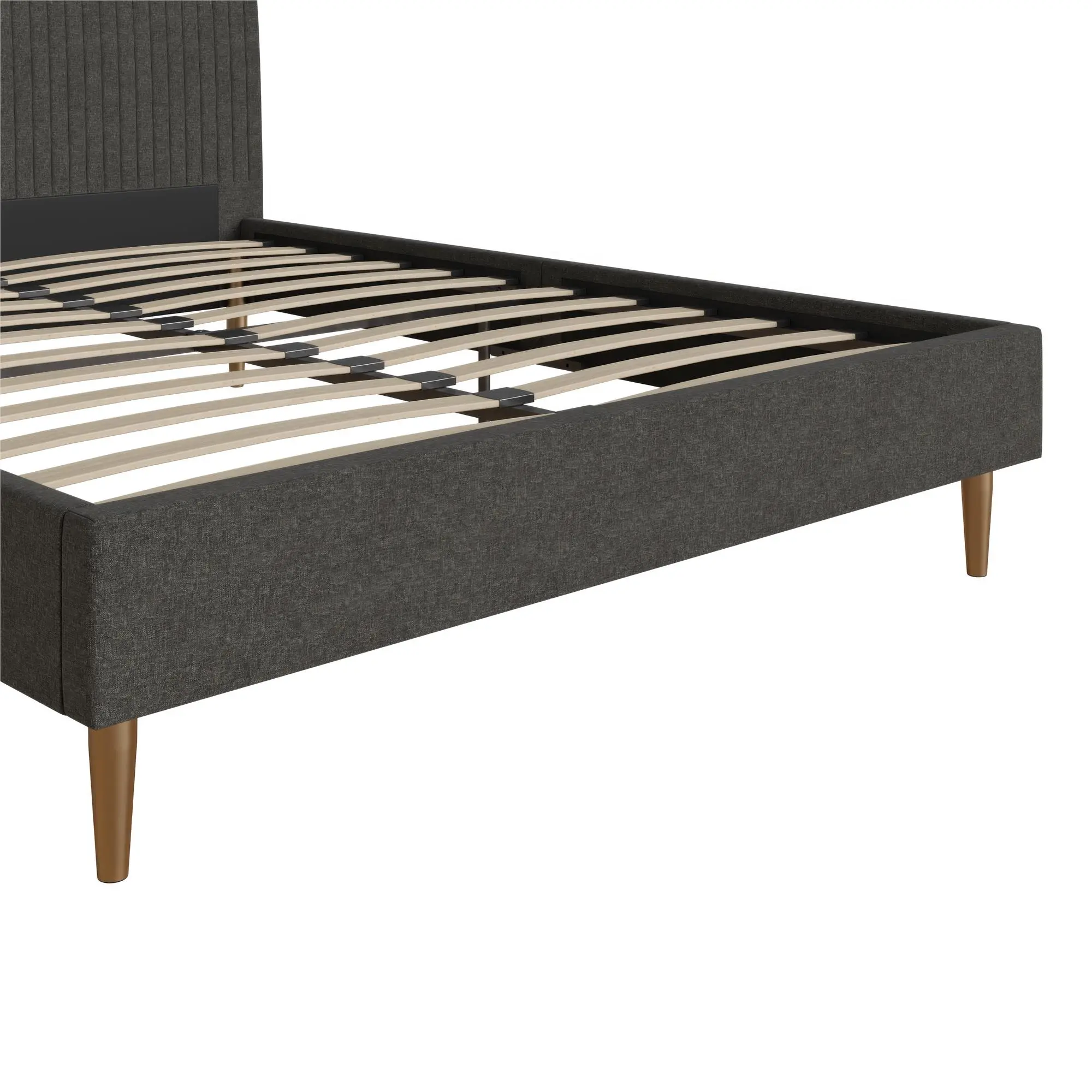 Mr. Kate Daphne Dark Gray Upholstered Full Bed-8