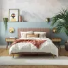 Mr. Kate Daphne Blush Velvet Upholstered Full Bed