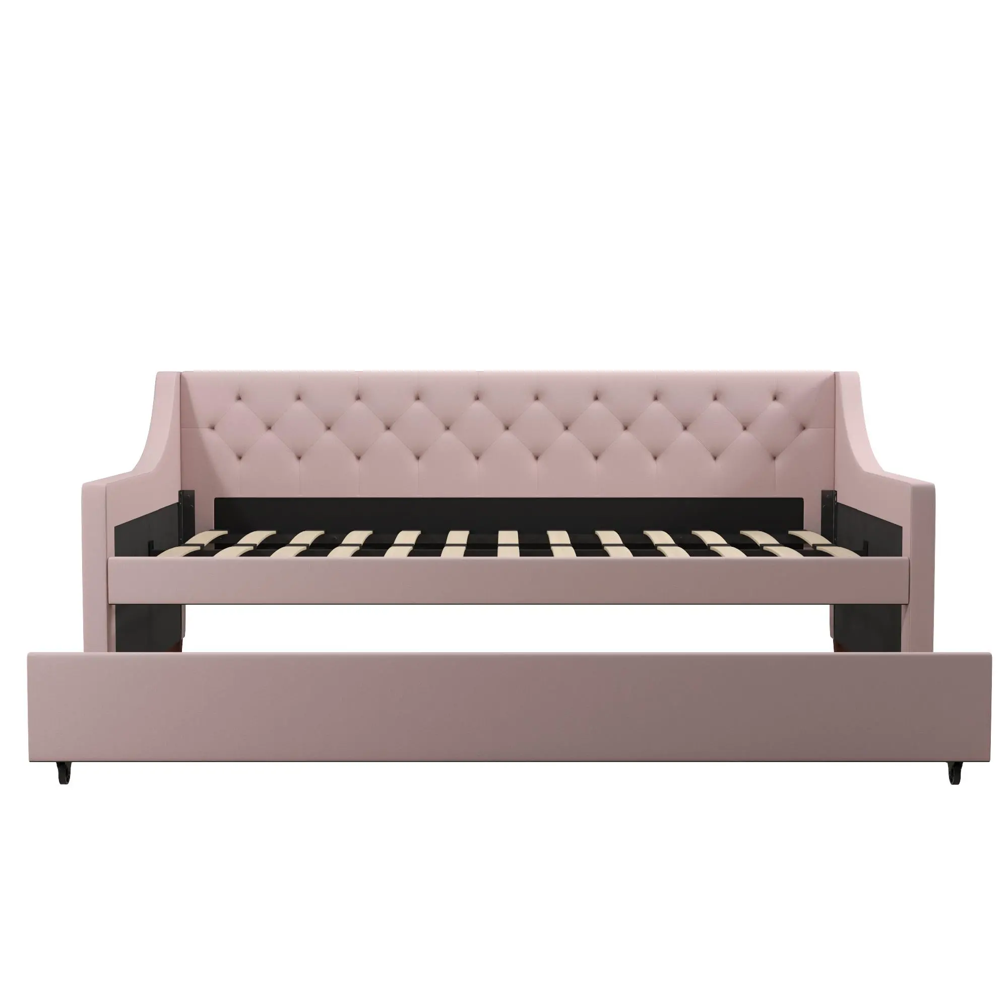 Her Majesty Light Pink Twin Daybed with Trundle-3