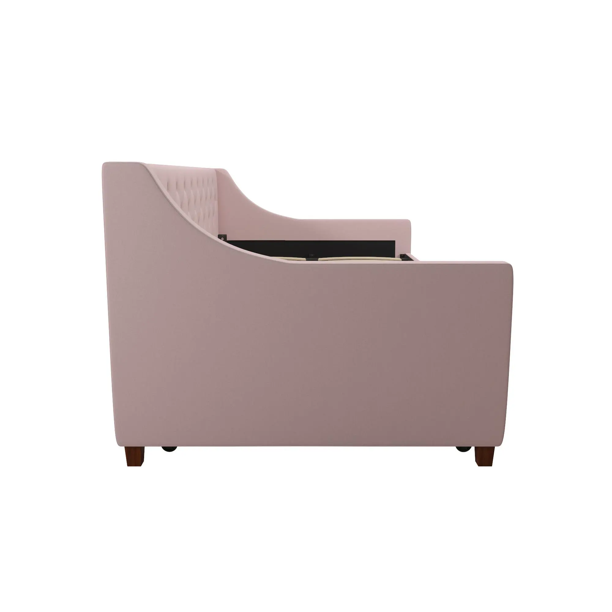 Her Majesty Light Pink Twin Daybed with Trundle-6
