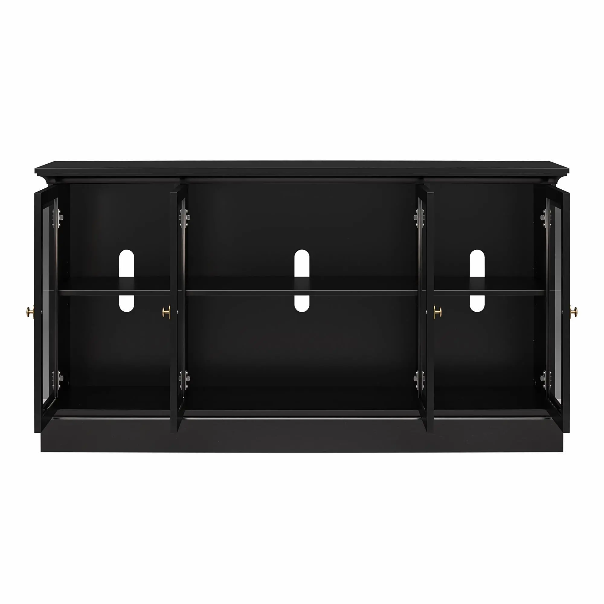 Everywhere Black TV Stand-4