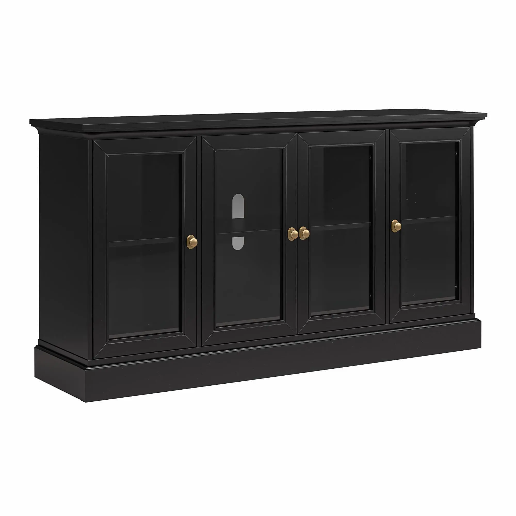 Everywhere Black TV Stand-5