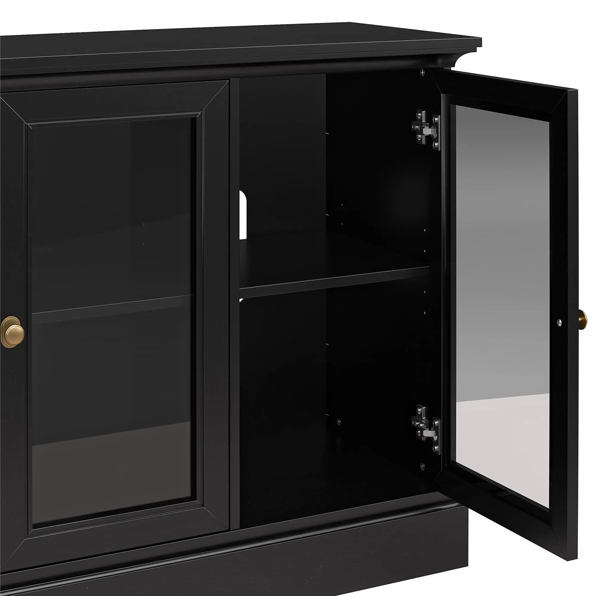 Everywhere Black TV Stand-7
