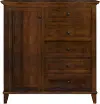 Brentwood Walnut Brown Gentlemen's Chest