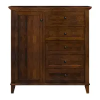 Brentwood Walnut Brown Gentlemen's Chest