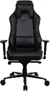 Vernazza Pure Black Soft PU Gaming Chair