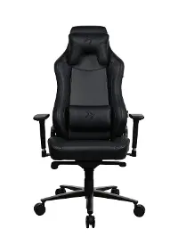 VERNAZZA-SPU-PBK Vernazza Pure Black Soft PU Gaming Chair