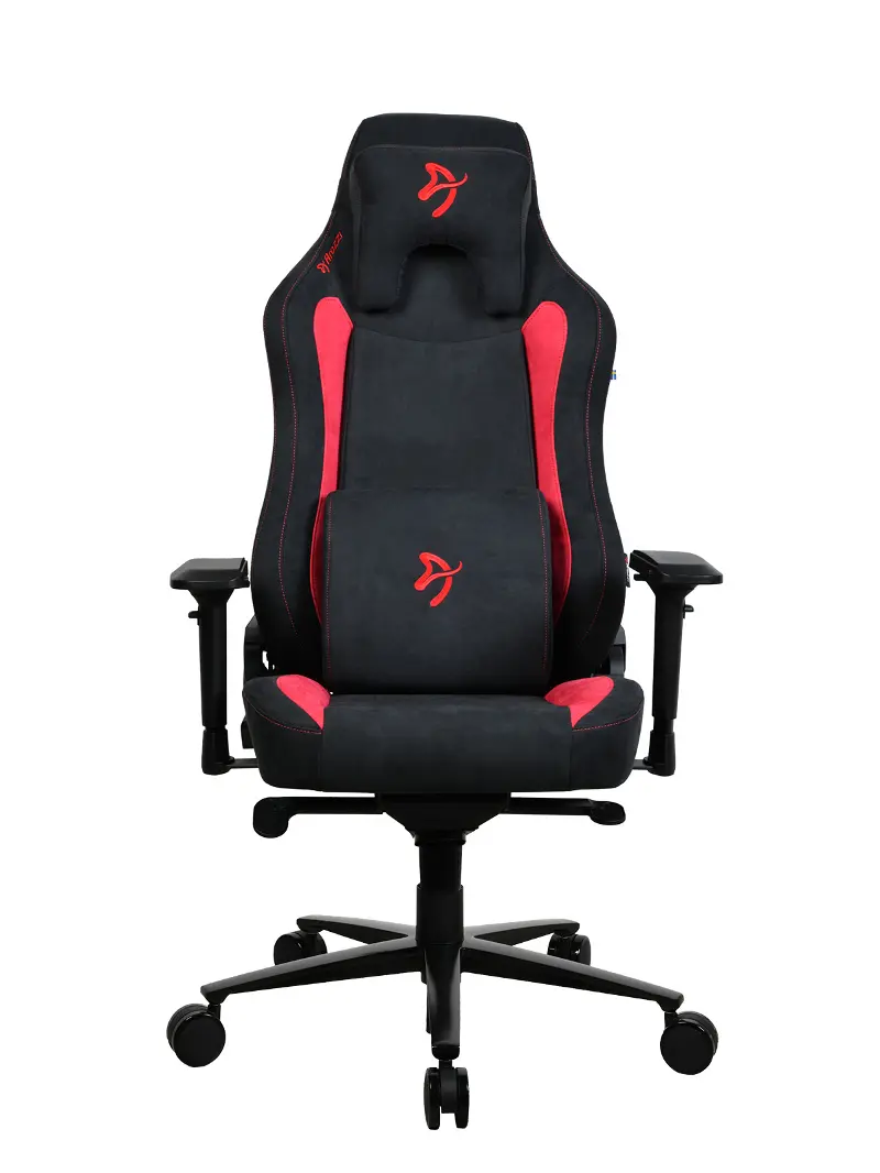 Vernazza Black and Red Super Soft Gaming Chair
