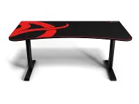 ARENA-NA-BLACK Arena Black and Red Gaming Desk
