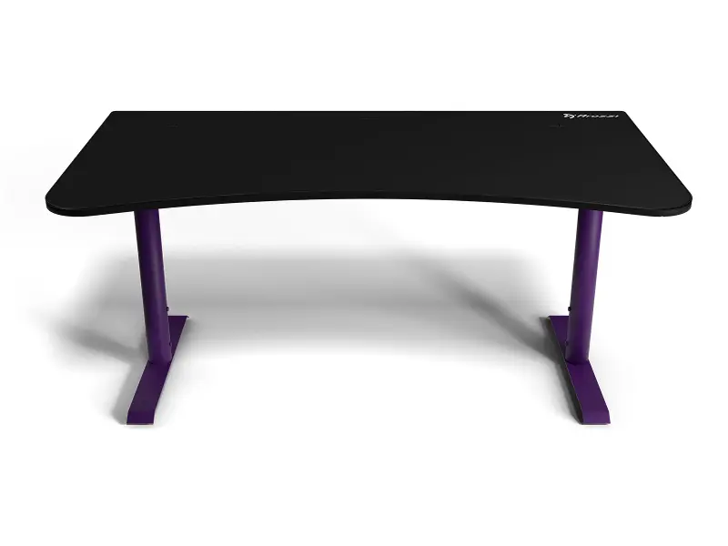 Arena Black and Purple Gaming Desk