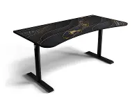 ARENA-NA-BK-GOLD Arena Black and Gold Special Edition Gaming Desk