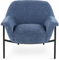 Sabrina Navy Blue Accent Chair