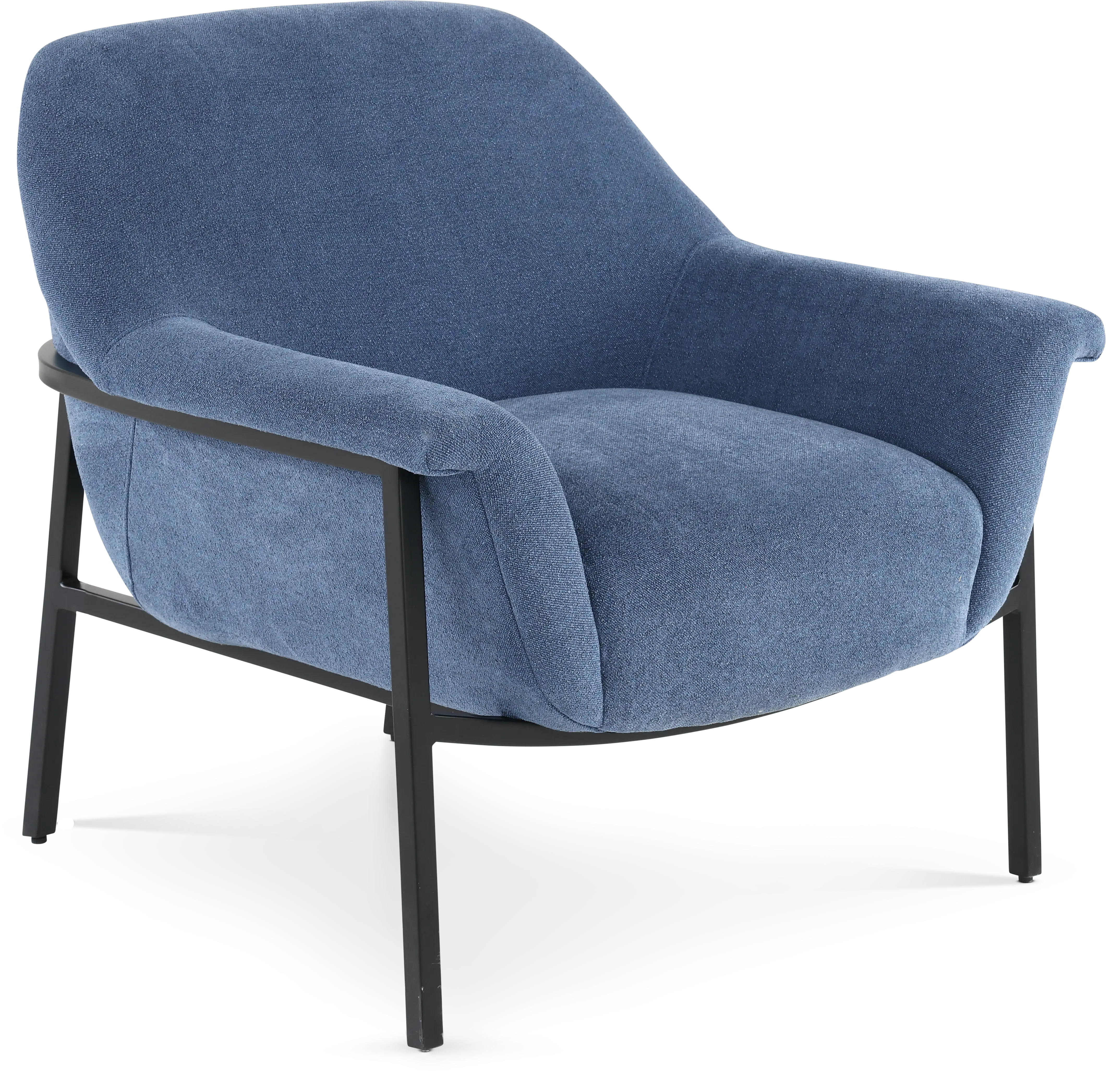 Sabrina Navy Blue Accent Chair-3