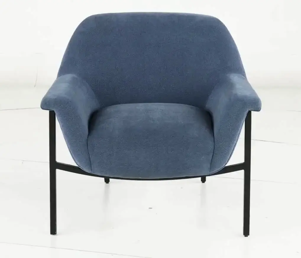 Sabrina Navy Blue Accent Chair-5
