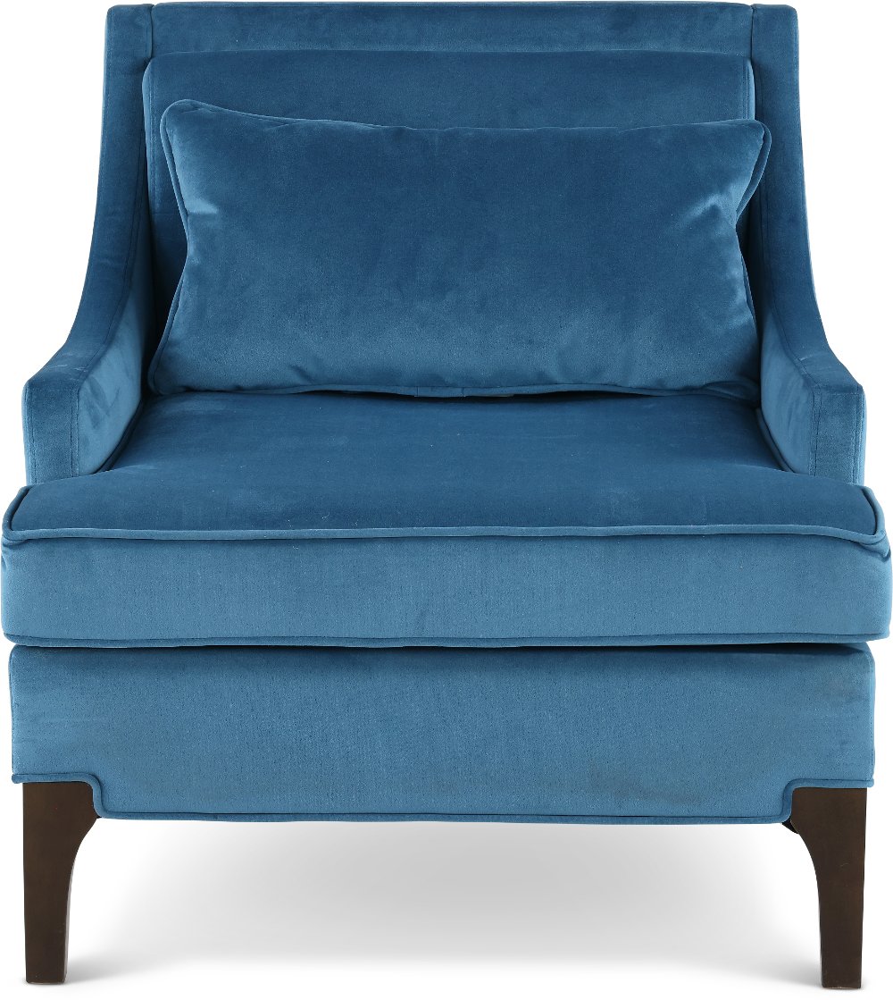 Anna Blue Accent Chair
