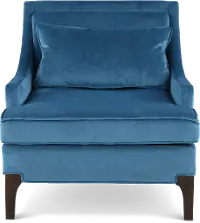 Anna Blue Accent Chair