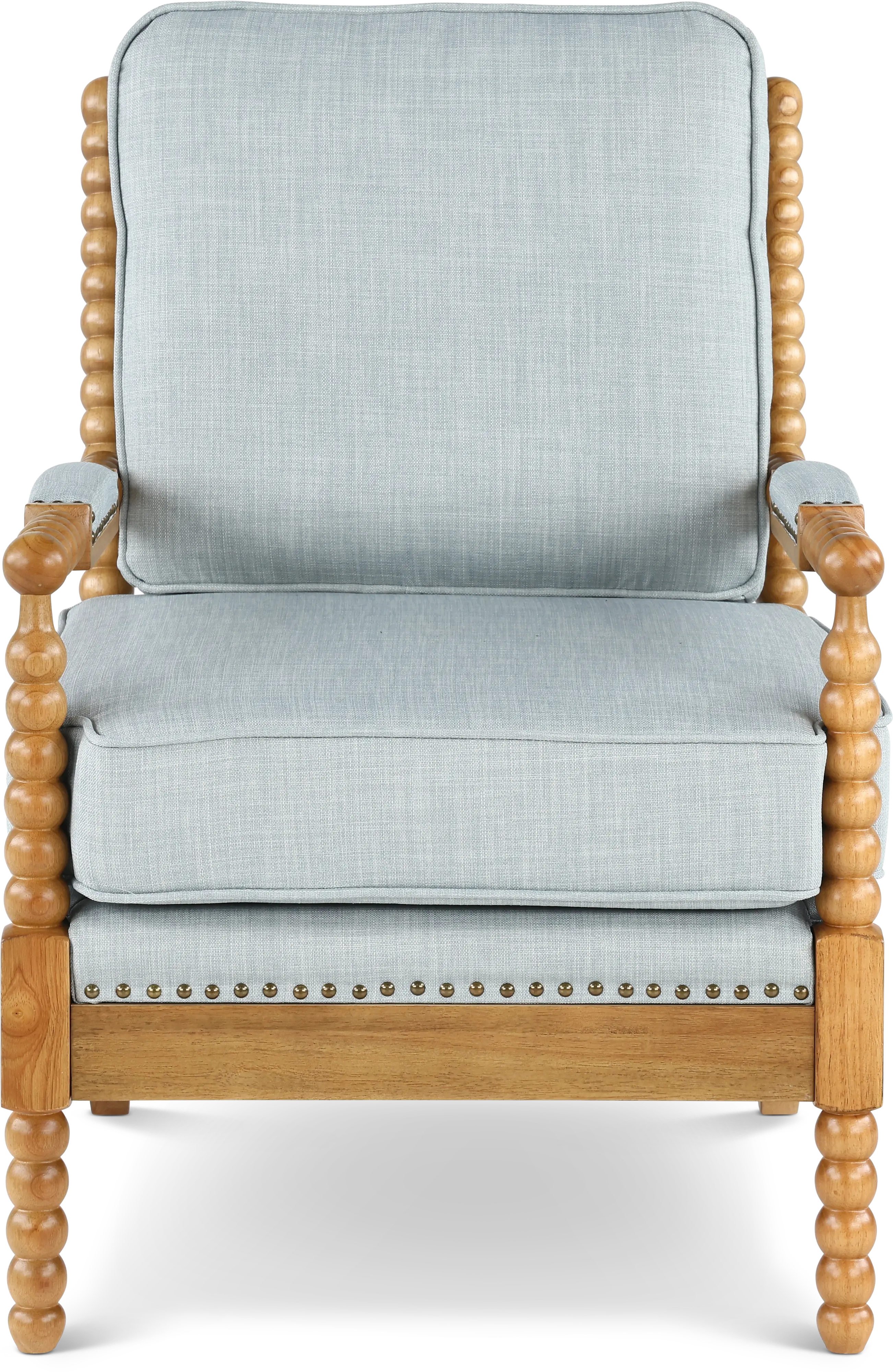 Donahue Blue Accent Chair-1