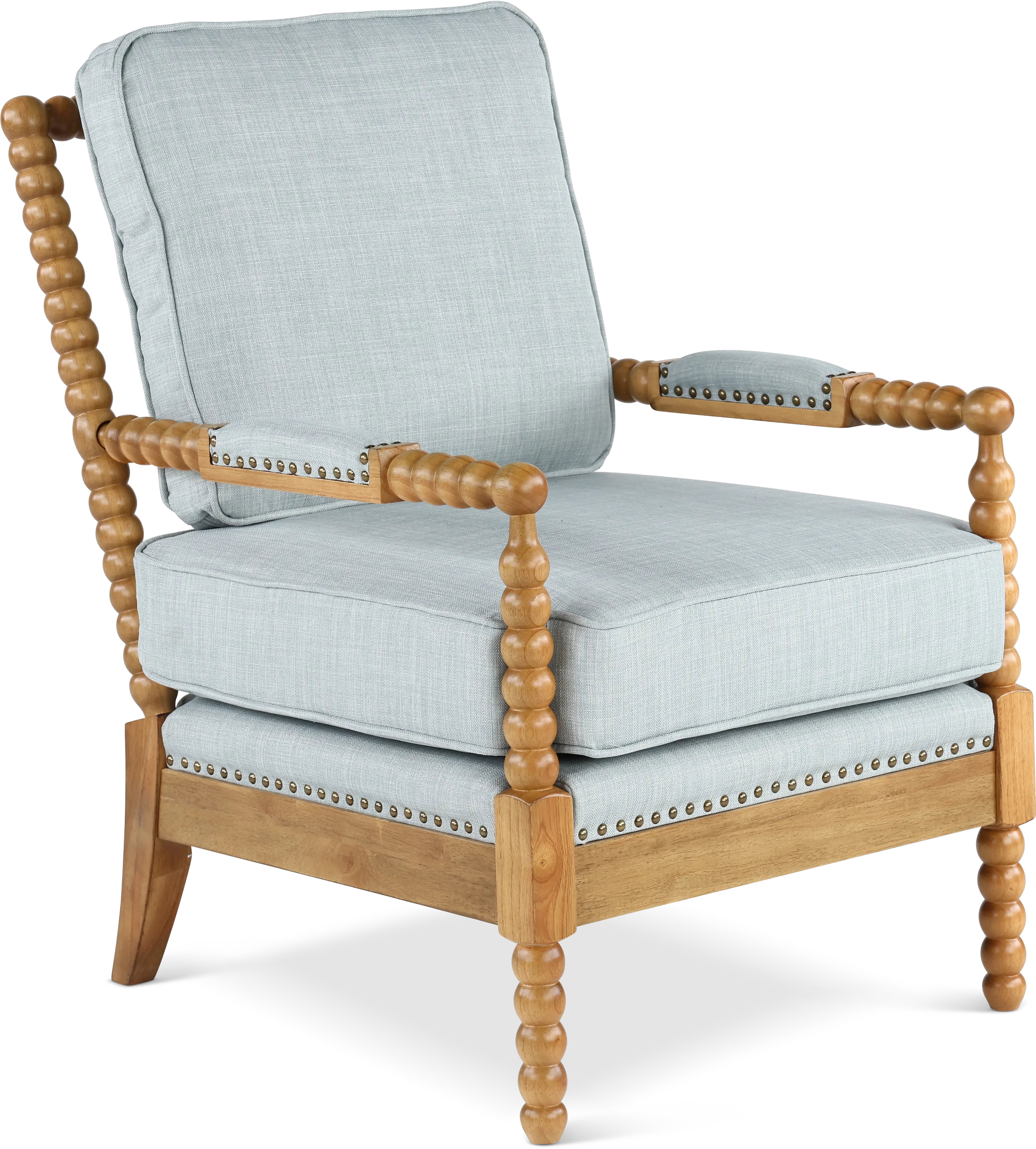 Donahue Blue Accent Chair-4