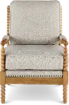 Donahue Light Gray Accent Chair