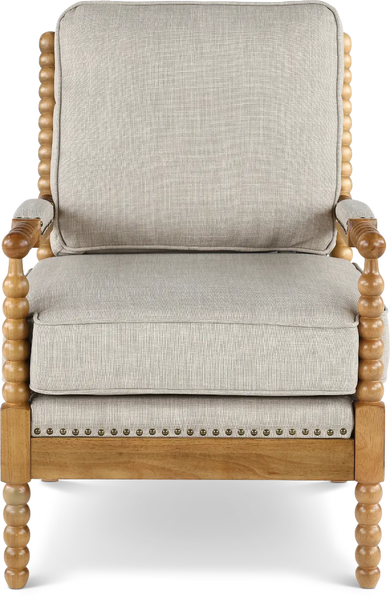 Donahue Light Gray Accent Chair