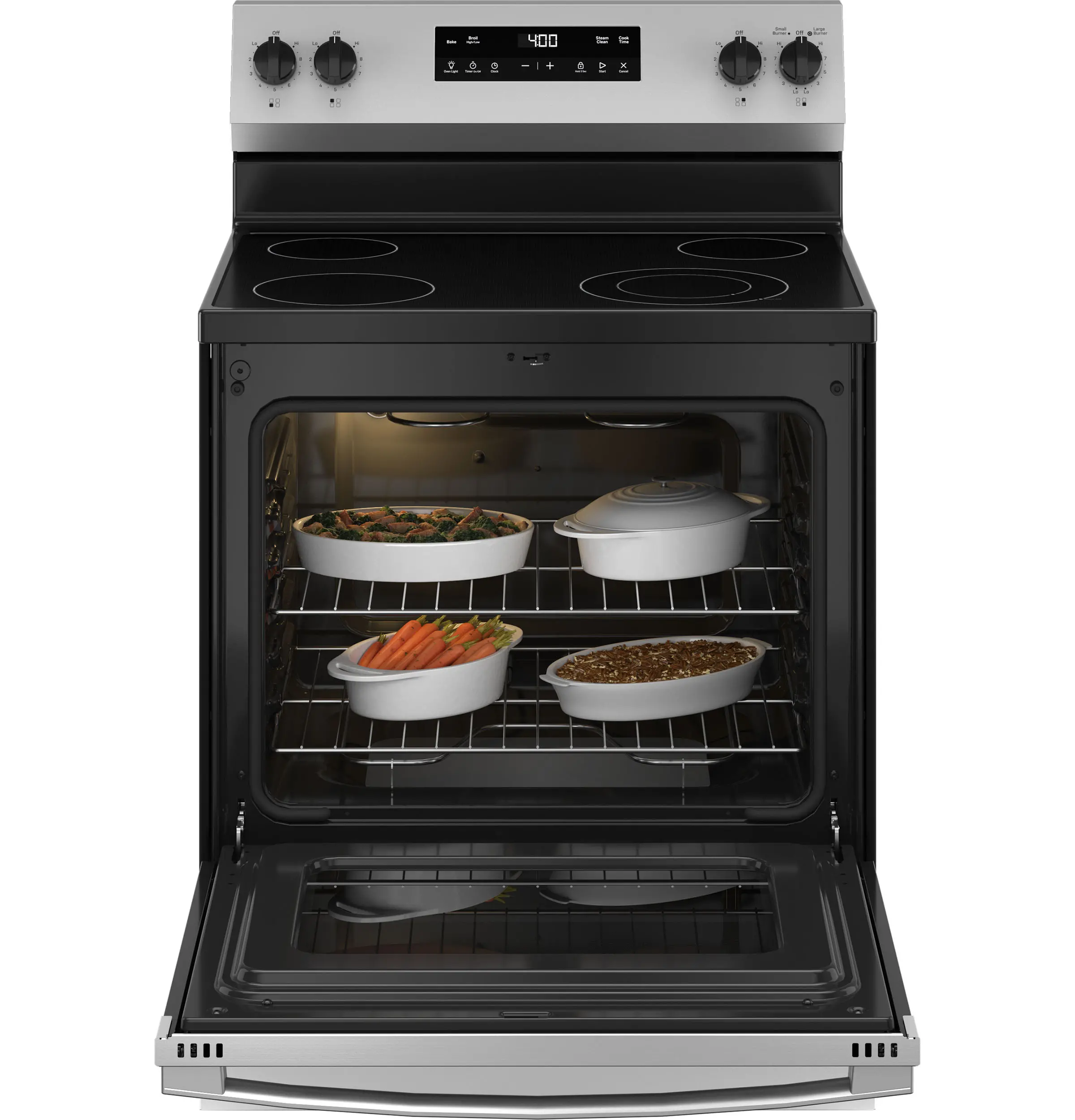 GRF400SVSS GE 5.3 Cu Ft Single Oven Electric Range - Stainless Steel-10