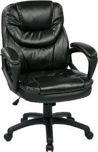 Warren Black Office Chair