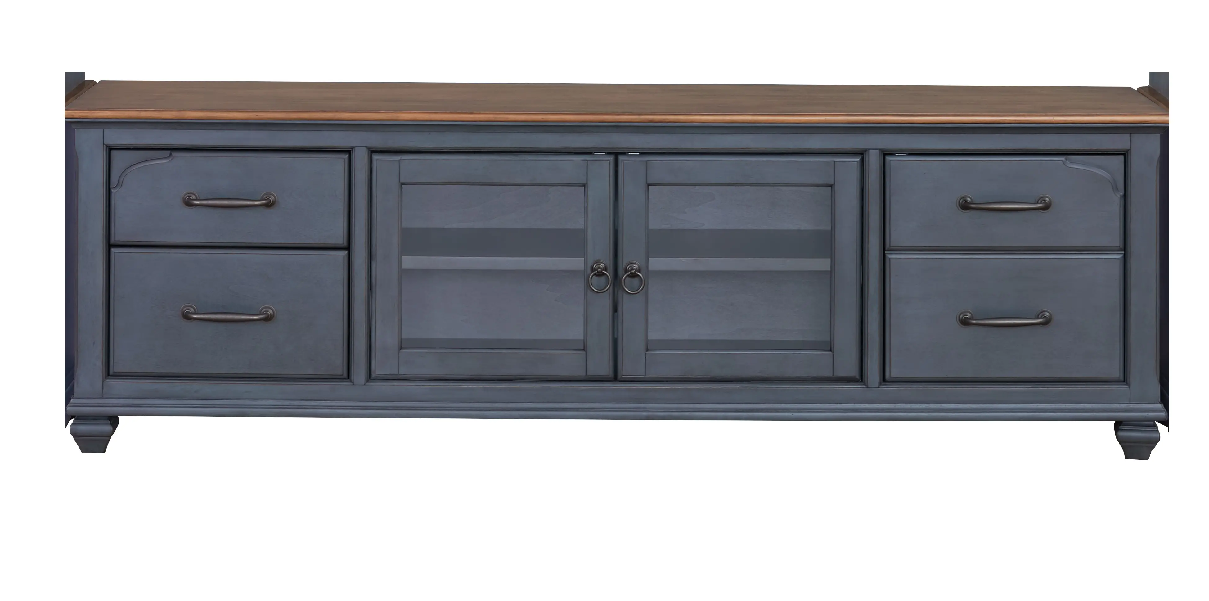 Americanas Blue TV Stand-1
