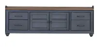 Americanas Blue TV Stand