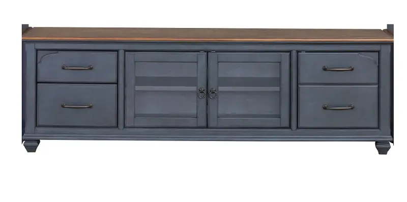 Americanas Blue TV Stand