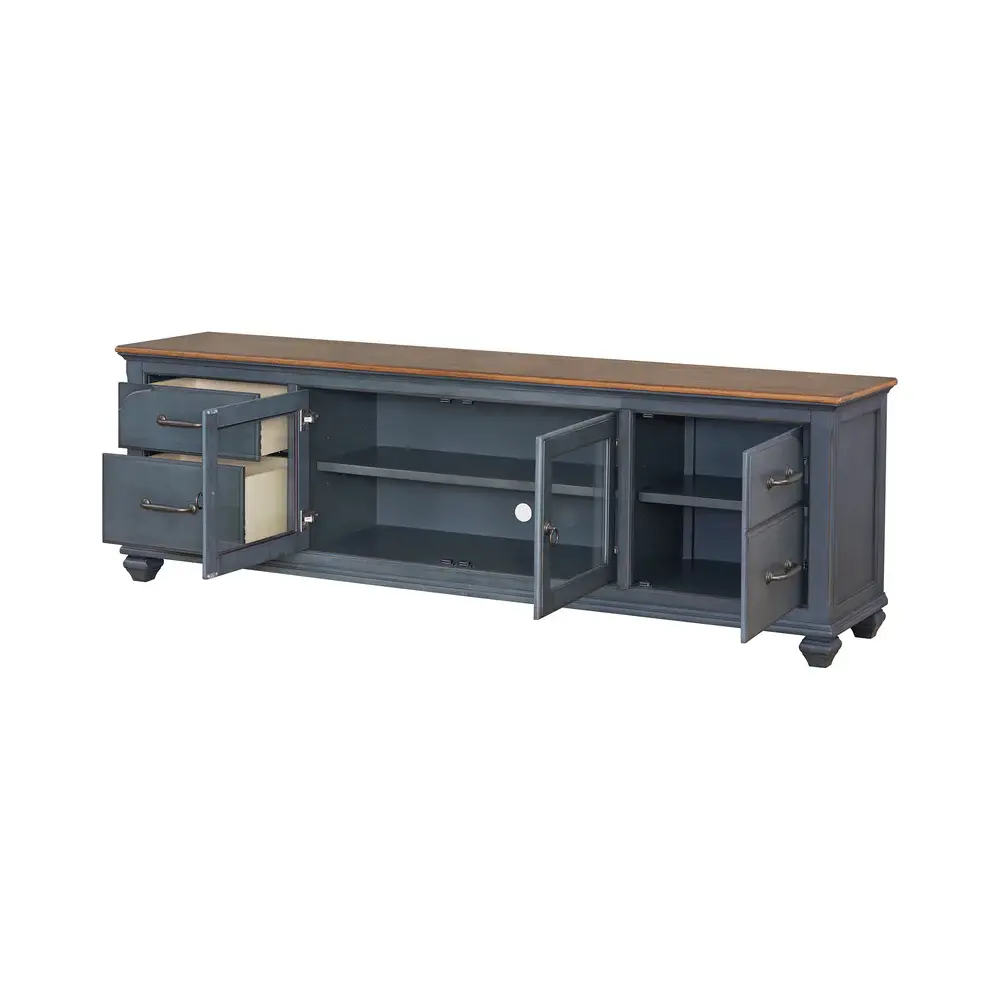 Americanas Blue TV Stand-3