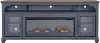 Americanas Blue Fireplace TV Stand