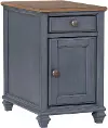 Americanas Blue Side Table