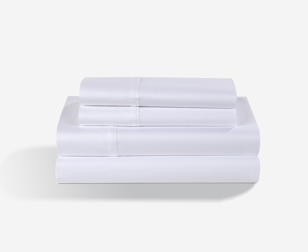 BedGear White Hyper Cotton Split-Head Queen Sheet Set