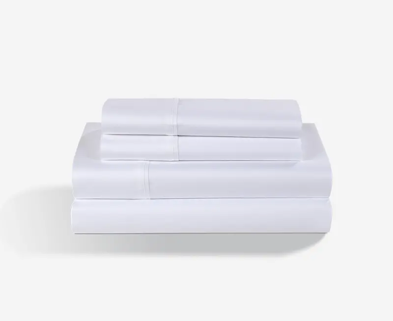 BedGear White Hyper Cotton Split-Head Queen Sheet Set