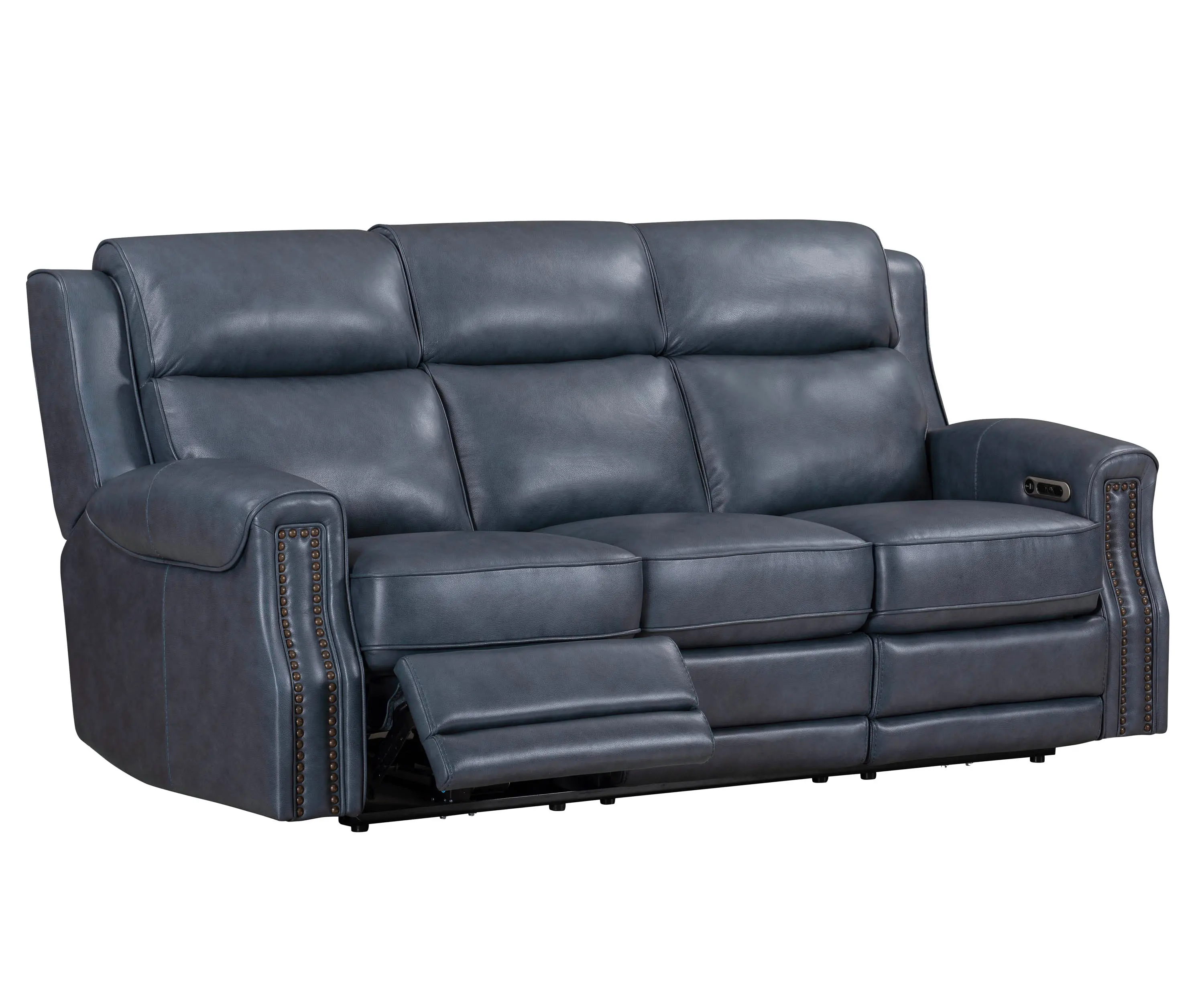 Hensley Marina Blue Power Reclining Sofa-3