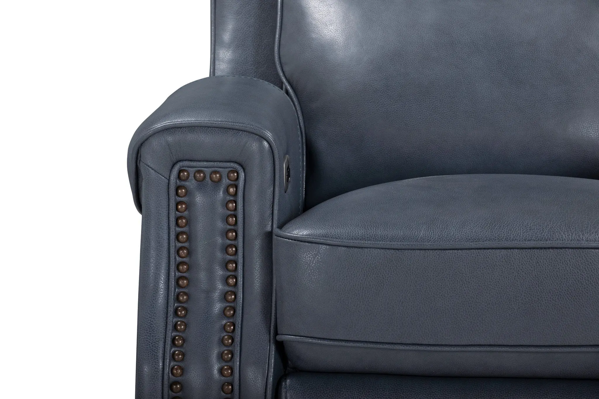 Hensley Marina Blue Power Reclining Sofa-4