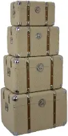 Wooden Beige Box Large