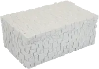 Geo White Textured Decorative Box