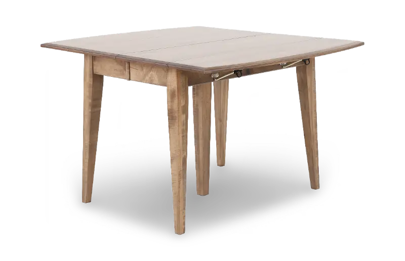 Elaine Natural Maple Dining Table with 2 Leaves