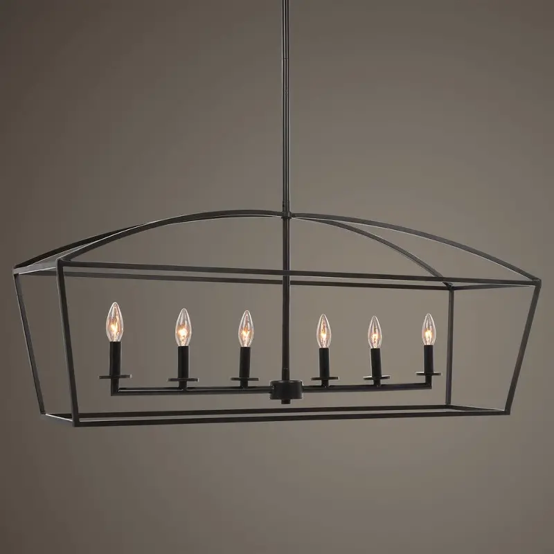 Clayton 6 Light Linear Chandelier