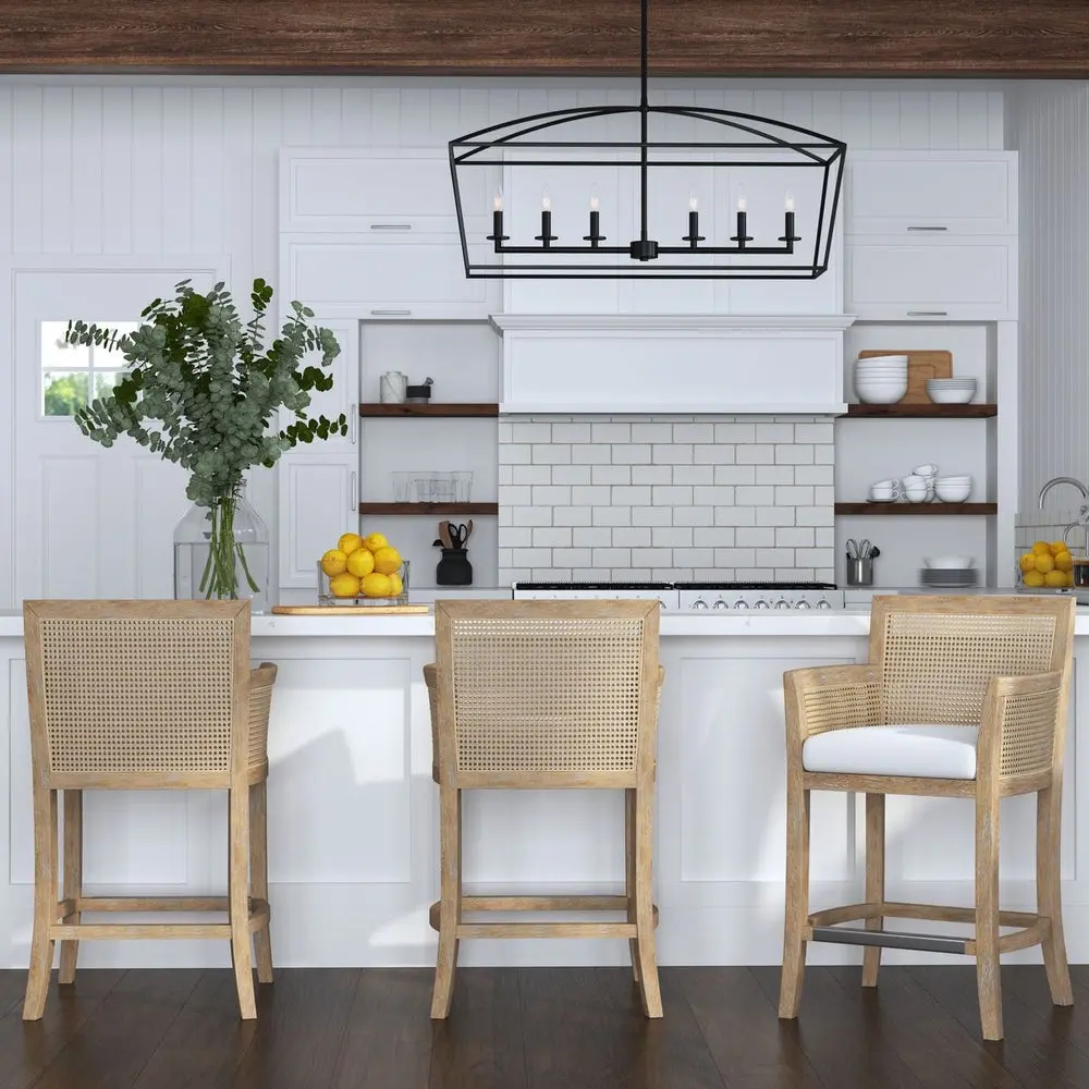 Clayton 6 Light Linear Chandelier-2