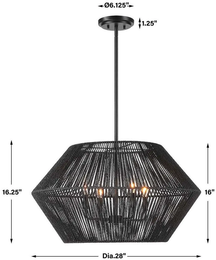 Suva 4 Light Pendant-3