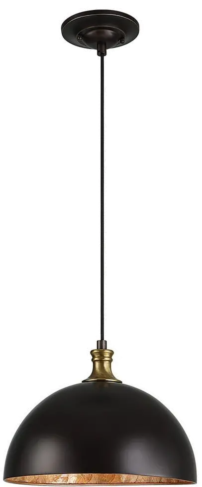 Placuna Bronze 1 Light Pendant-1