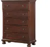 Stella Rich Cherry 5-Drawer Chest