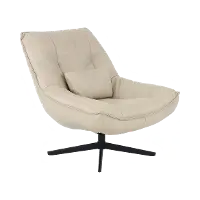 Softee Ivory Swivel Chair