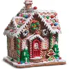 10  Lighted Gingerbread House