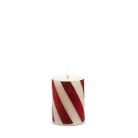 3  x 4  Red Stripe Candle
